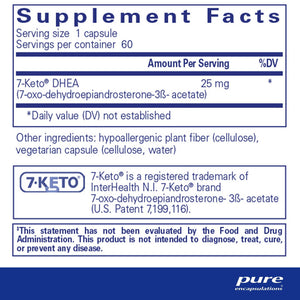 7 Keto DHEA 25 mg