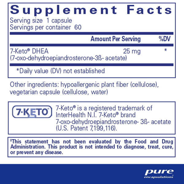 7 Keto DHEA 25 mg