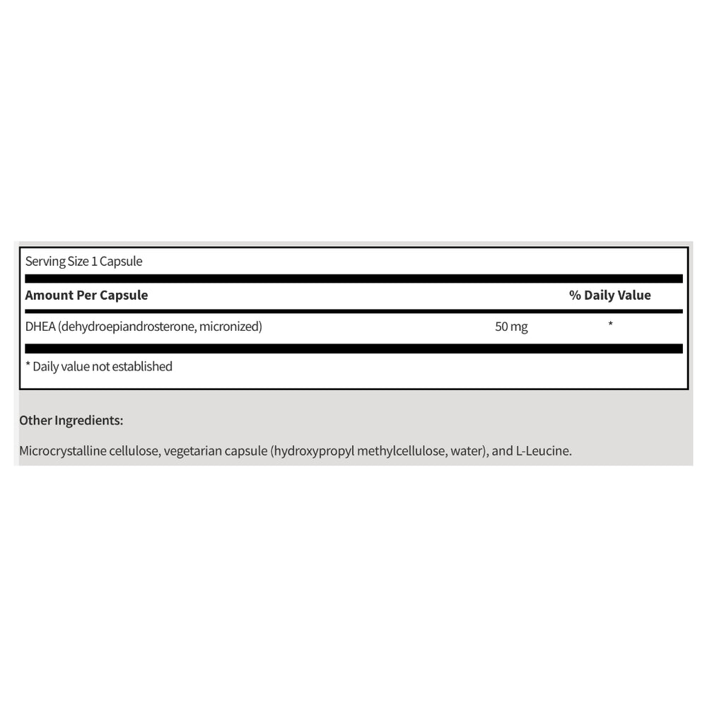 DHEA 50 mg  (micronizada)