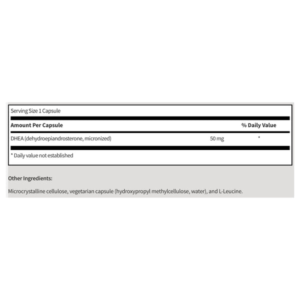 DHEA 50 mg  (micronizada)