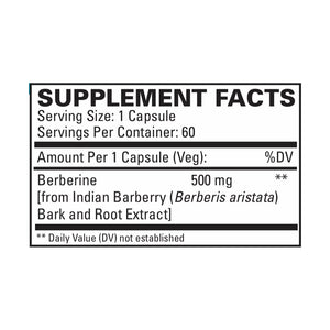 Berberine 500 mg - Metabolic Support