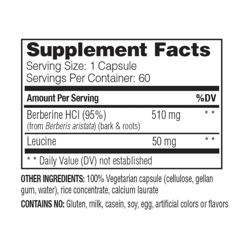 Berberine 500 mg - Blood Suggar Metabolism