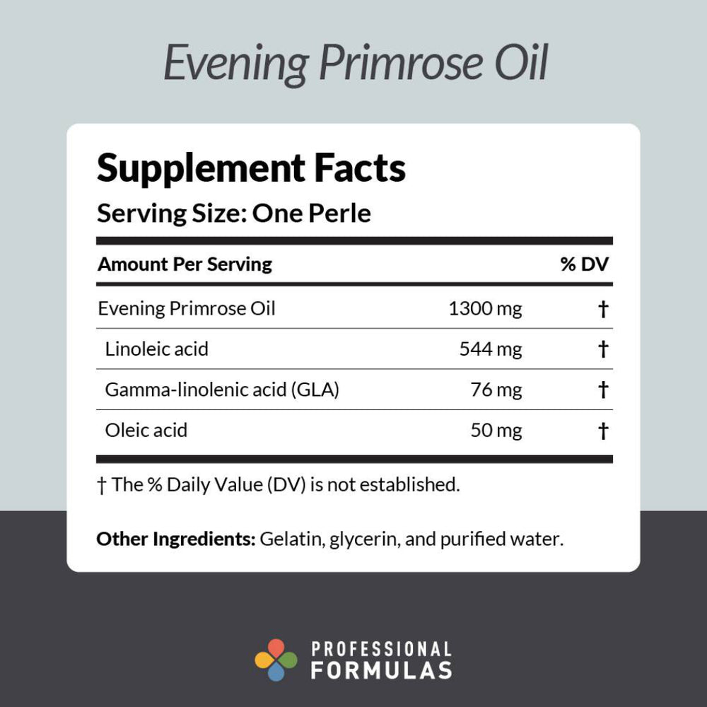 Evening Primerose Oil 1300 mg  (aceite de prímula)