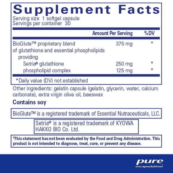 Liposomal Glutathione 250 mg (Glutatión Reducido)