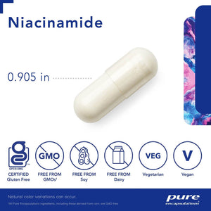 Niacinamide 90´s (vitamina B2 - niacina)