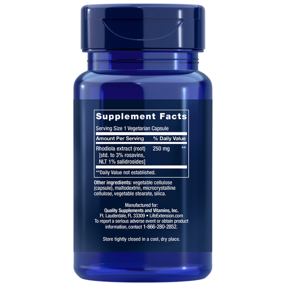 Rhodiola Extract 250 mg (3% rosavins)