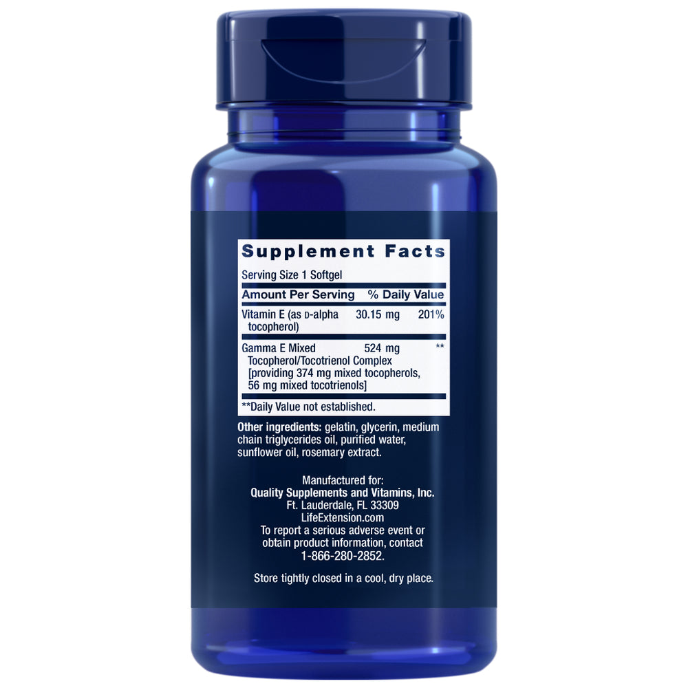 Gamma E Mixed Tocopherols & Tocotrienols  (vitamina E)