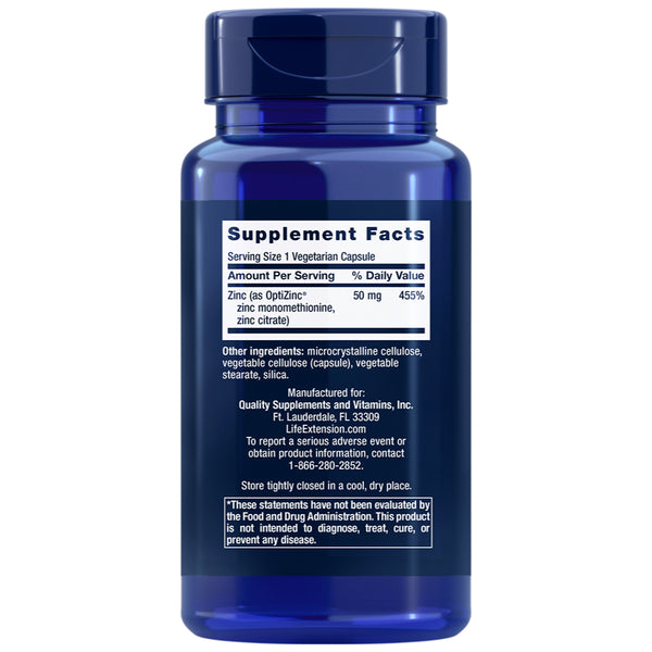 Zinc 50 mg (metionato de zinc)